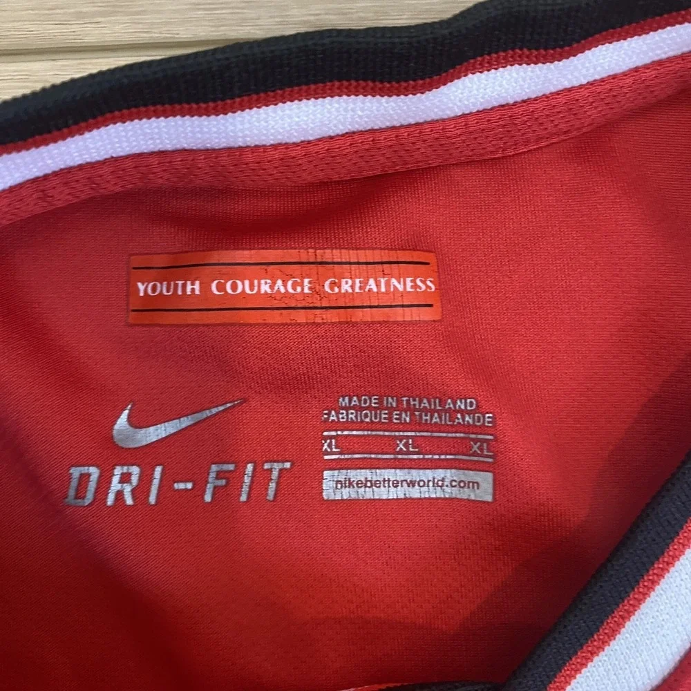 Nike Manchester United 2014 Dri Fit Red Jersey Adult Size XL Futbol Soccer Shirt